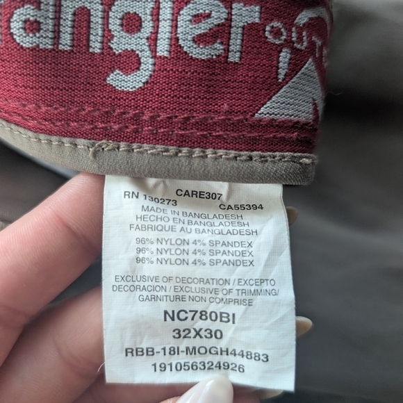 Wrangler All Terrain Utility Cargo Pant Mens 32x30 Brown - Picture 7 of 9